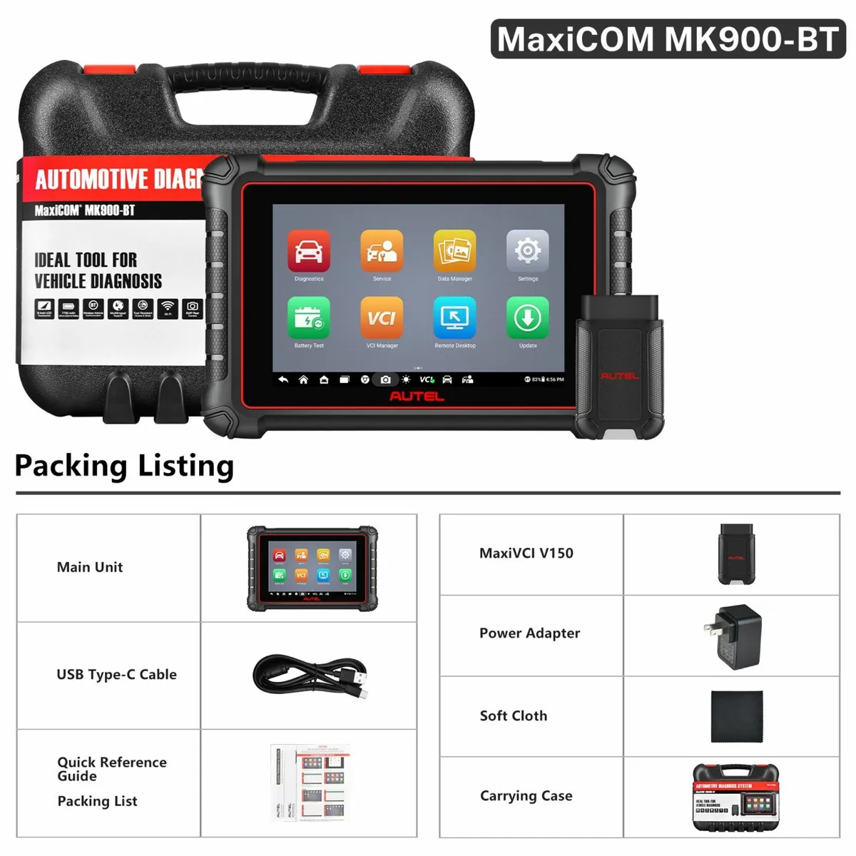 Autel MaxiCOM MK900BT Scanner - Image 1