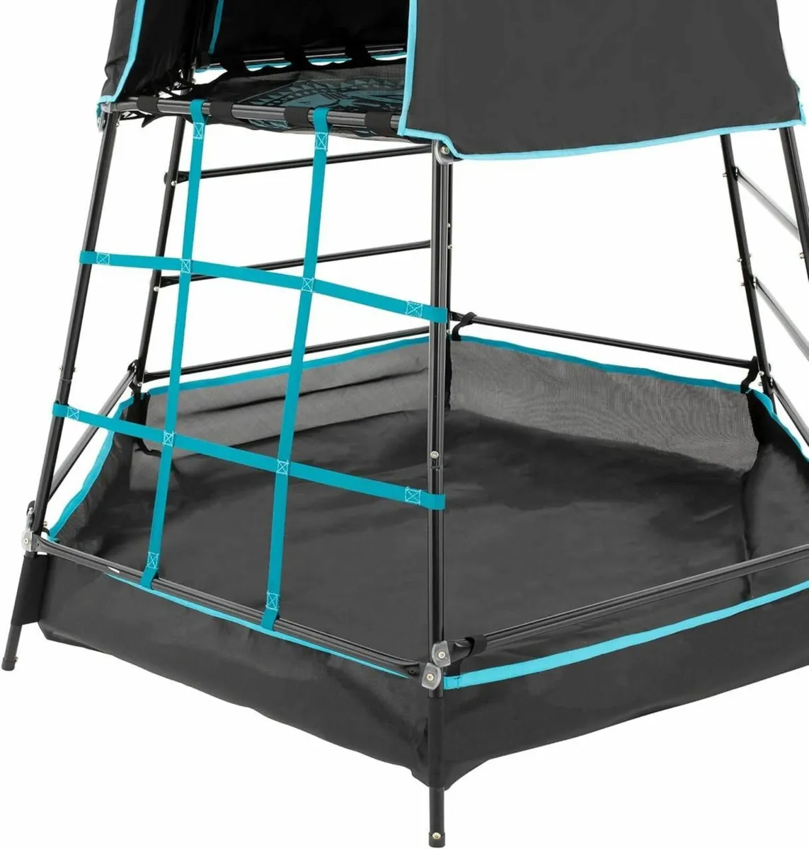 TP Explorer Metal Frame Black with Platform & Den - Image 2