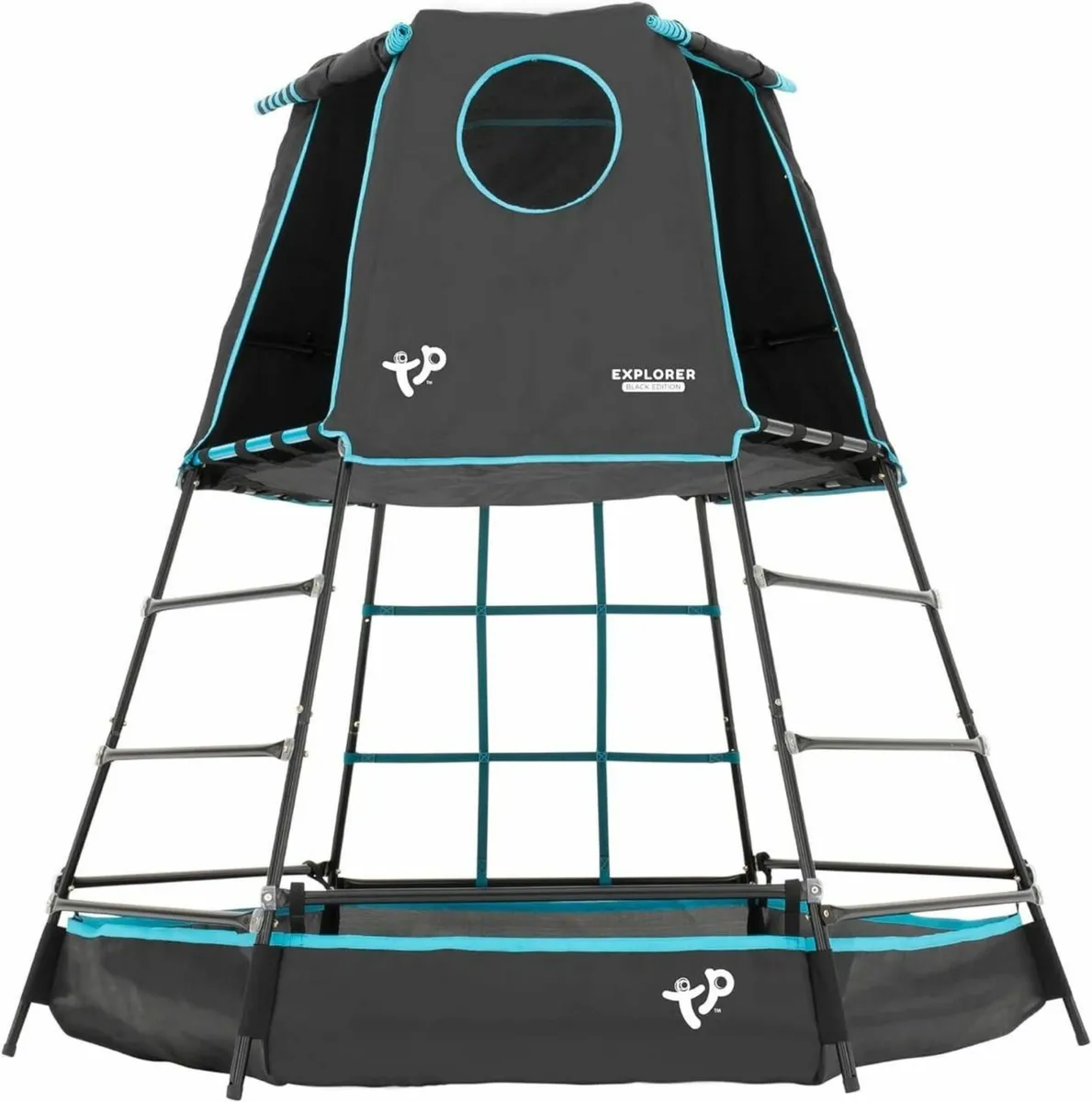 TP Explorer Metal Frame Black with Platform & Den - Image 3