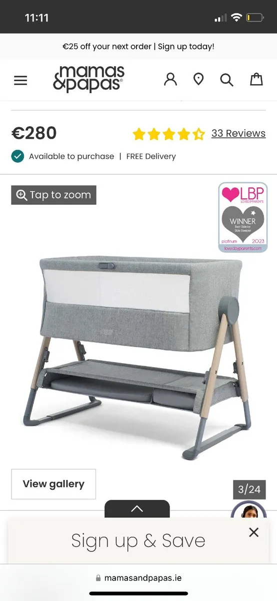 Bedside crib - Image 2