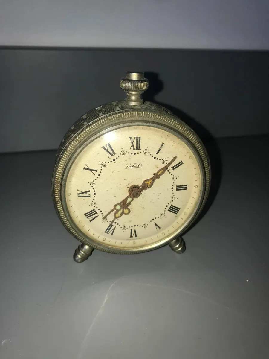 Antique Clock - small - Alarm - Wehrle - Image 1