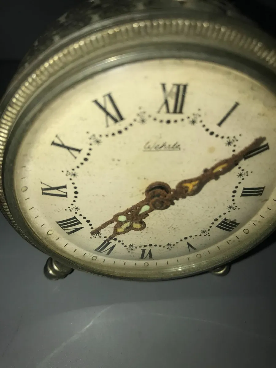 Antique Clock - small - Alarm - Wehrle - Image 2