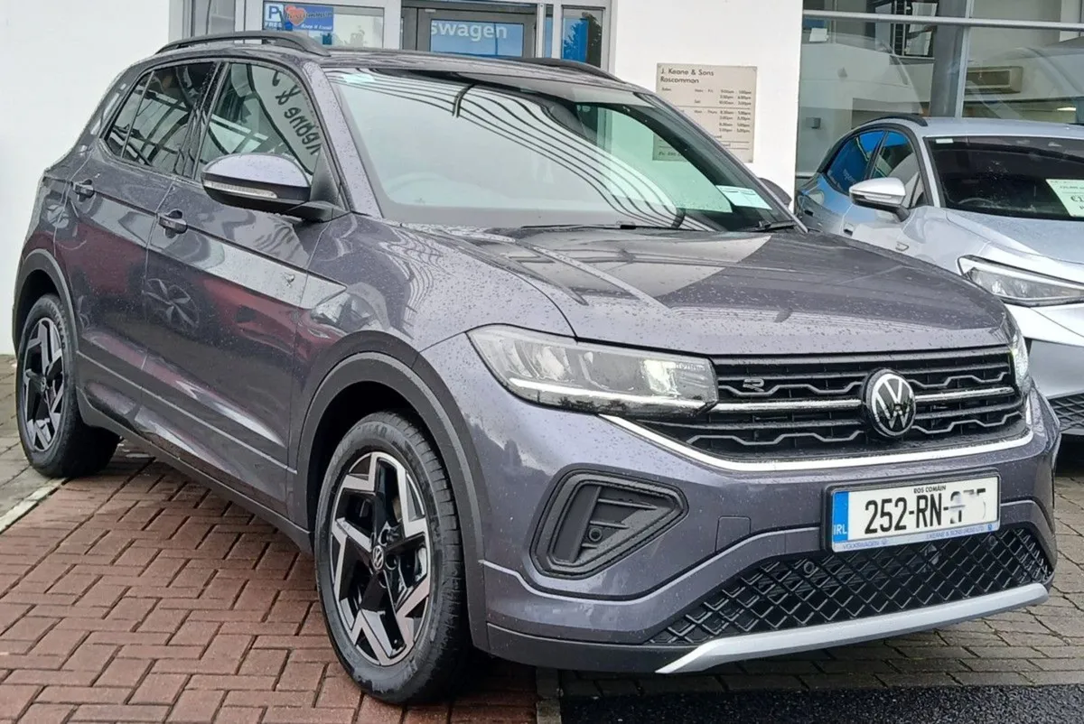 Volkswagen T-Cross R-line 1.0 TSI 116HP  rear Vie - Image 1