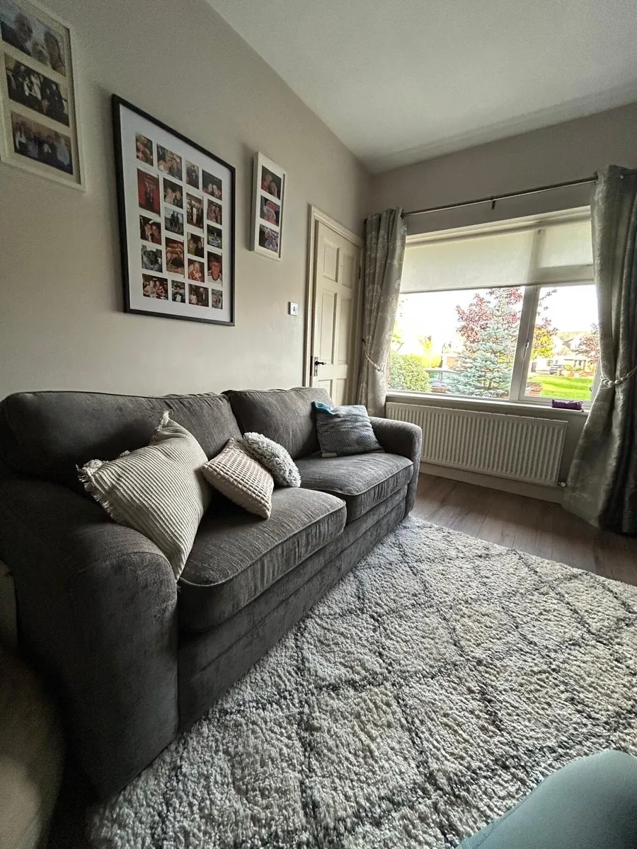 Fabric sofa bed - Image 1