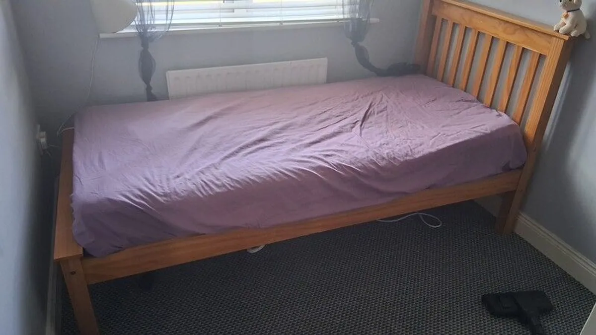 New Single bed and orthopaedic mattress - Image 2