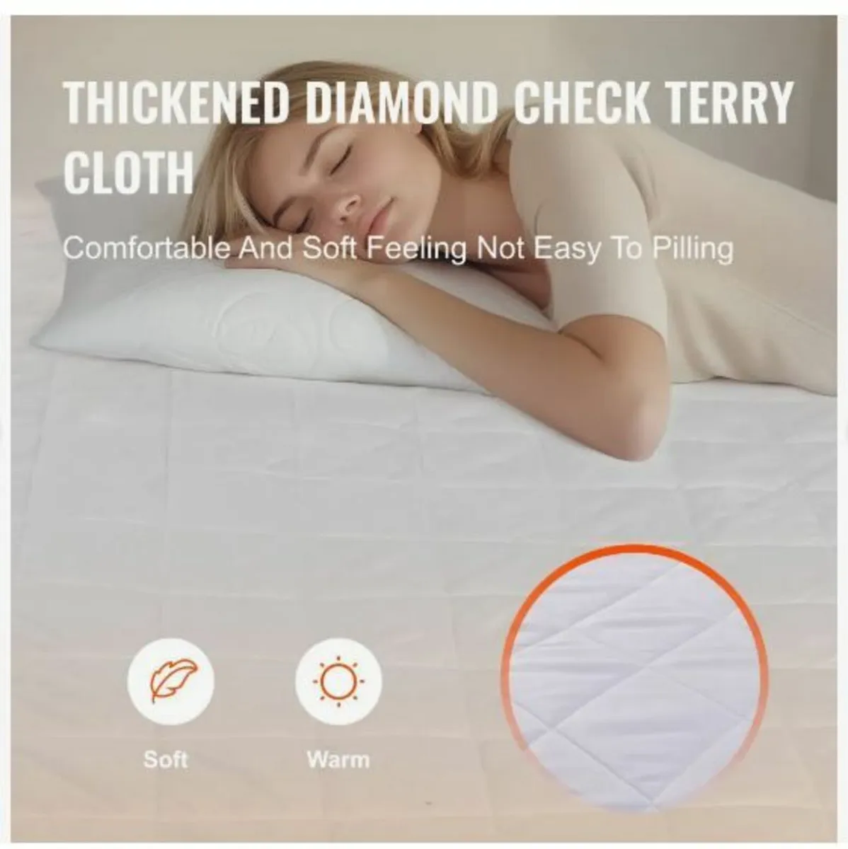 Heated Mattress Pad 150 x 80 cm Electric Bed - Image 4