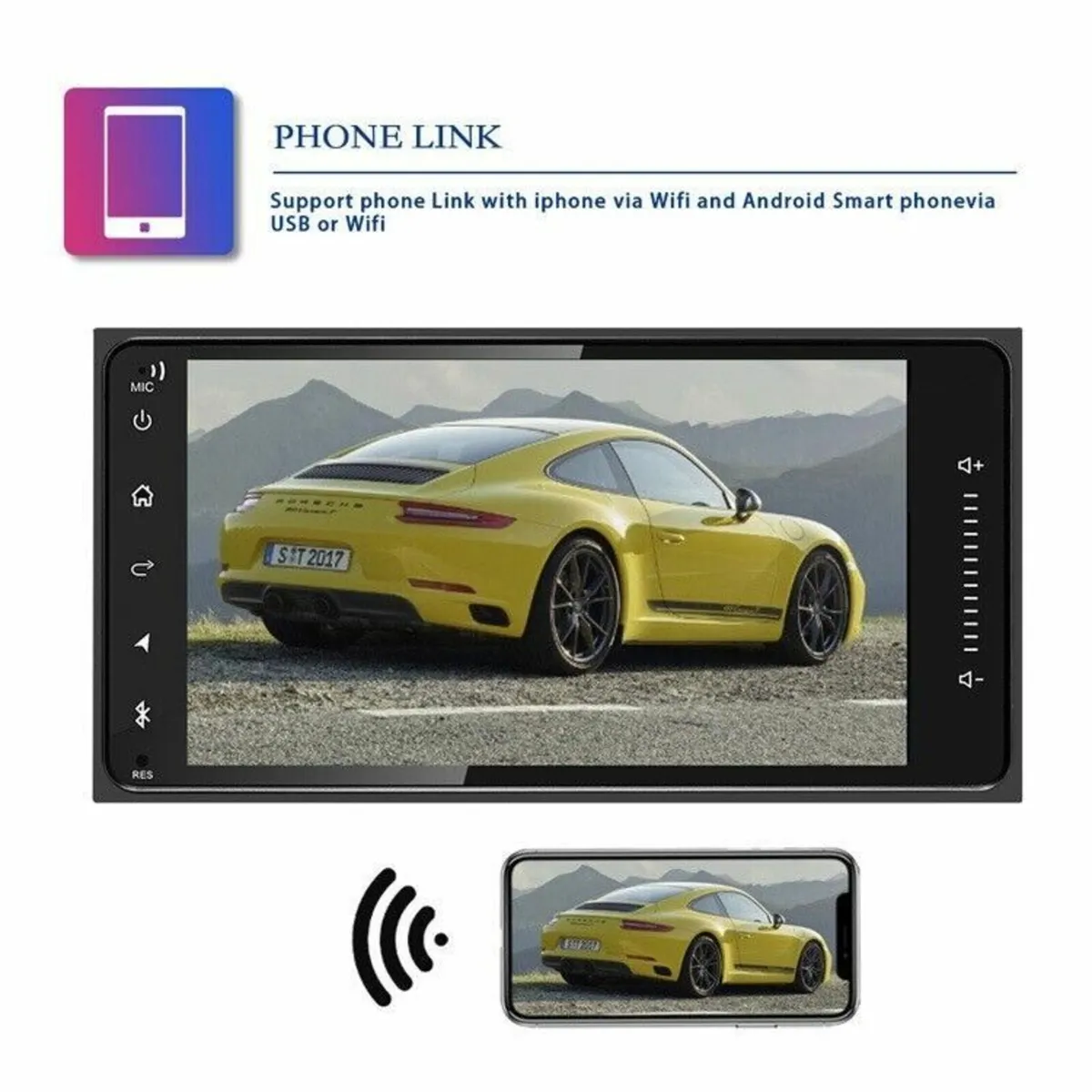 7" Android Car Stereo CarPlay Toyota Nissan GPS - Image 2