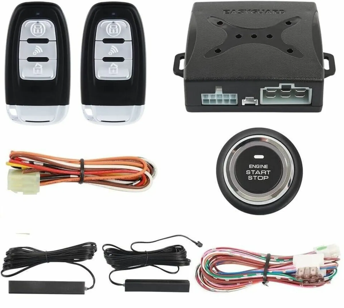 Push Button Remote Control Keyless Entry Engine St - Image 1