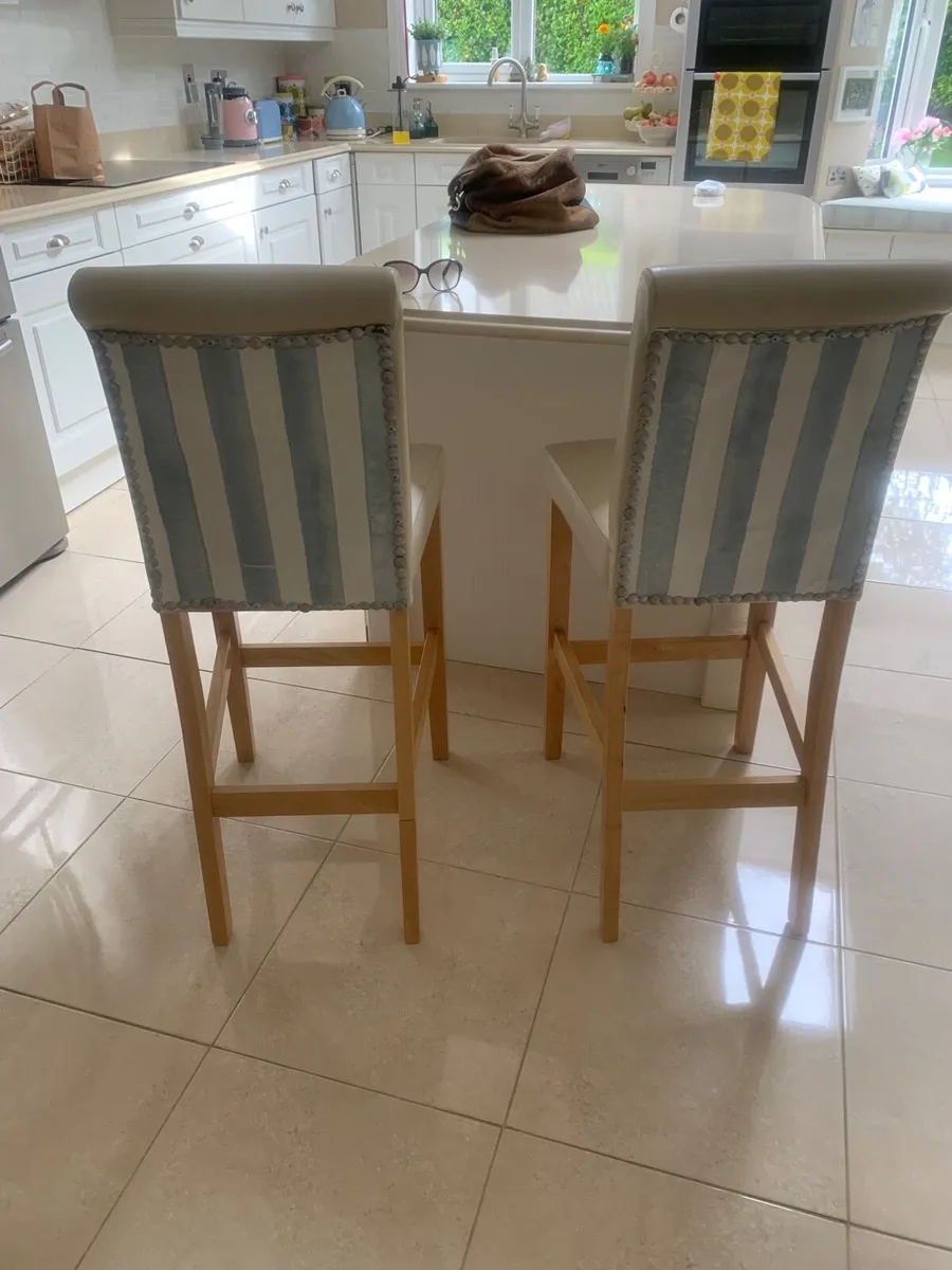 Two Bar stools - Image 1