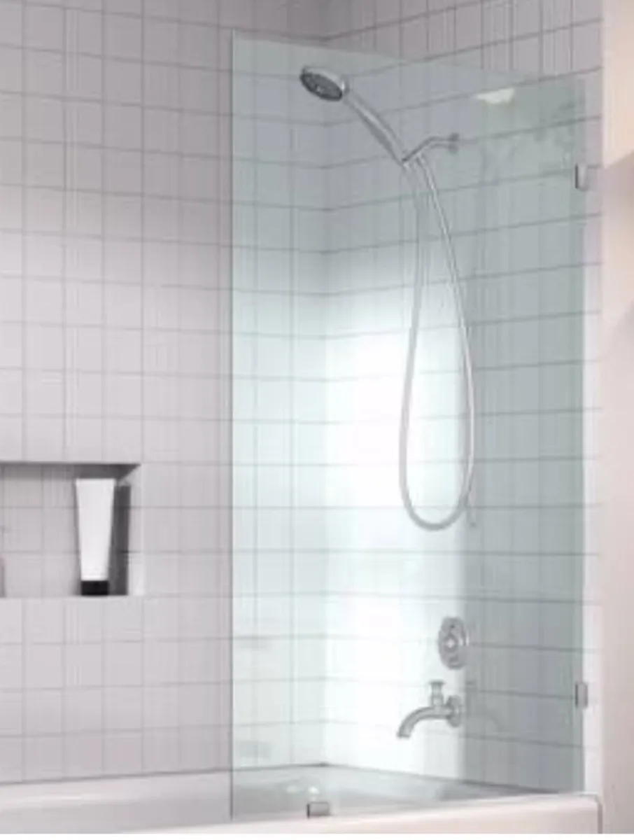 Bathroom glass door