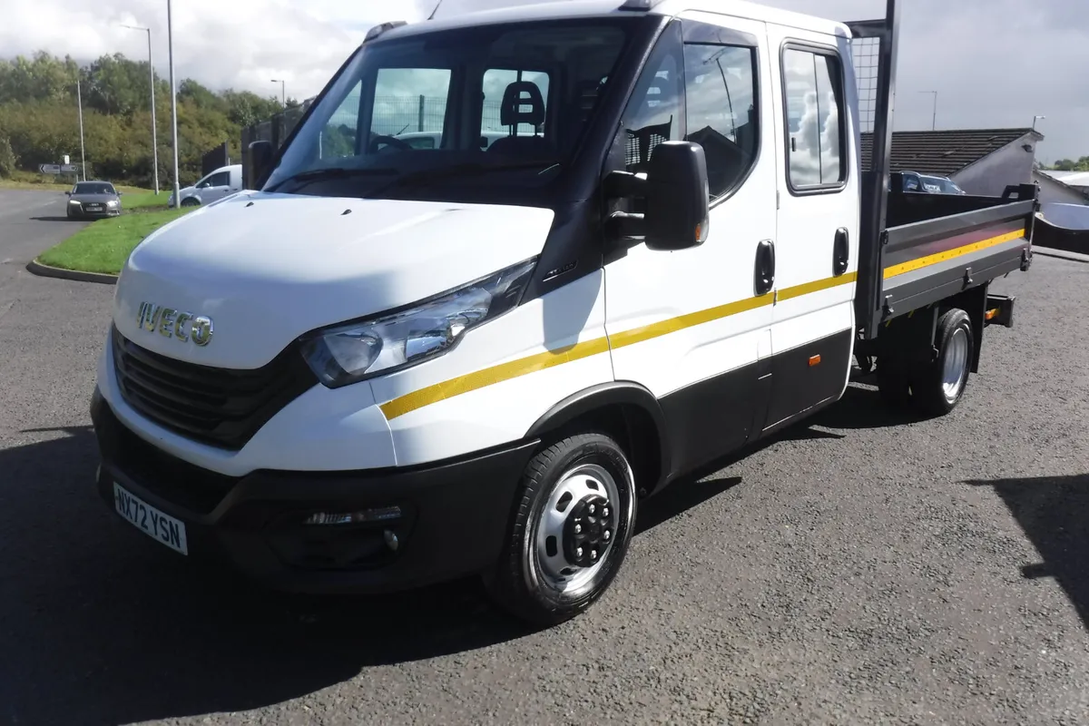 Iveco Daily 35-140 2022 Double cab dropside tipper - Image 1