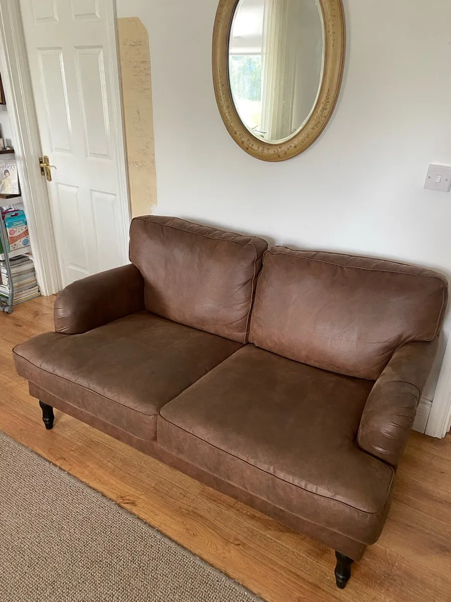2 seater sofa like new. Free delivery Leinster. - Image 3
