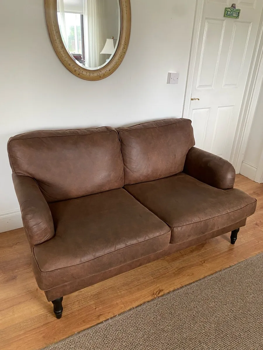 2 seater sofa like new. Free delivery Leinster. - Image 4