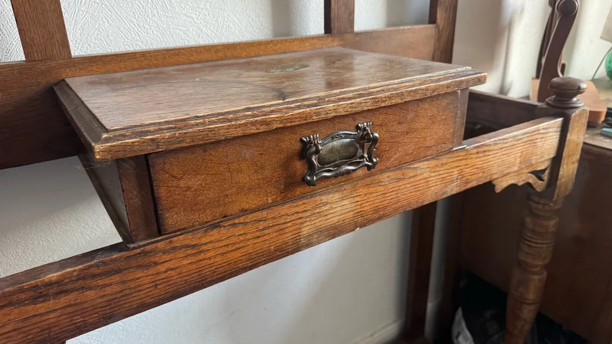 Vintage Hall stand, c1900 - Free to collect - Image 4