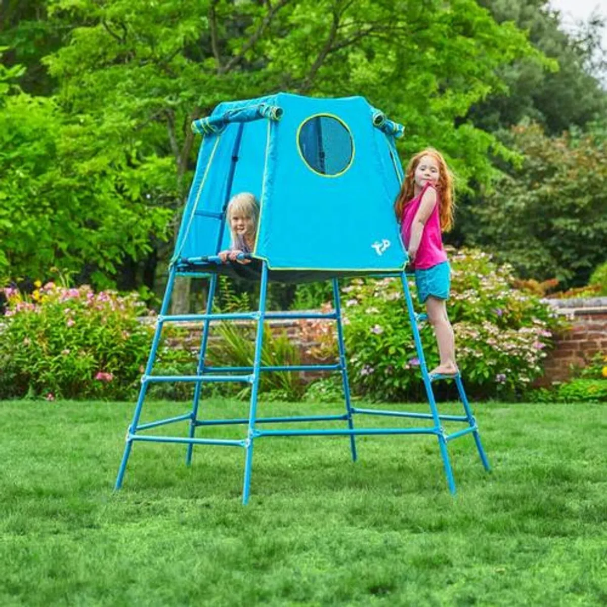 TP Explorer Metal Climbing Frame Platform & Den - Image 1