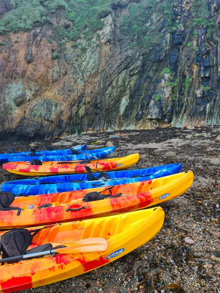 12 KAYAKS AND ALL EQUIPMENTS FOR SALE - Image 1