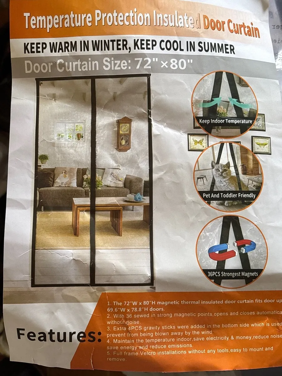 Thermal Patio Door Curtain (Glanmire) - Image 2