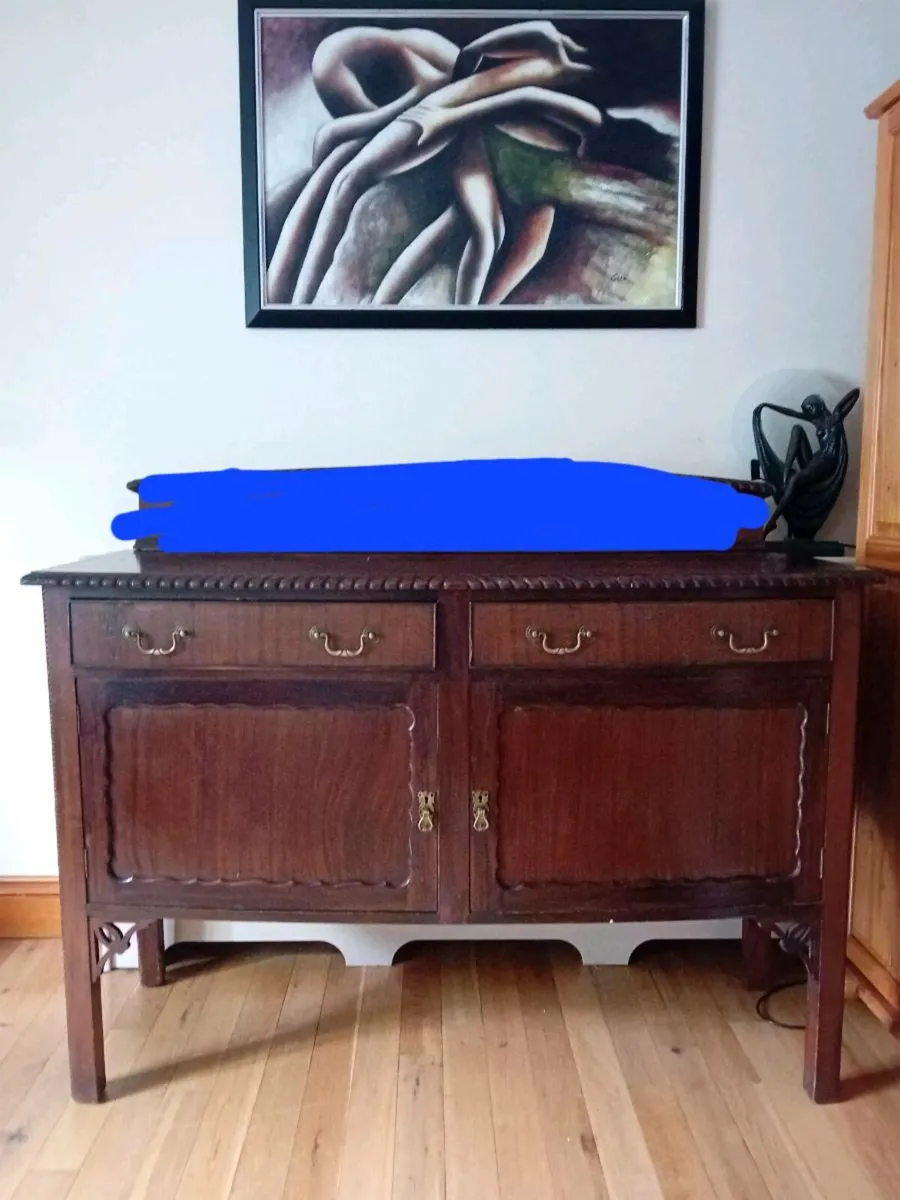 Mahogany  side bord - Image 3