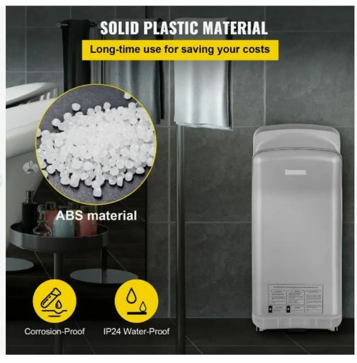 Jet Hand Dryer, Premium Electric Commercial - Image 4