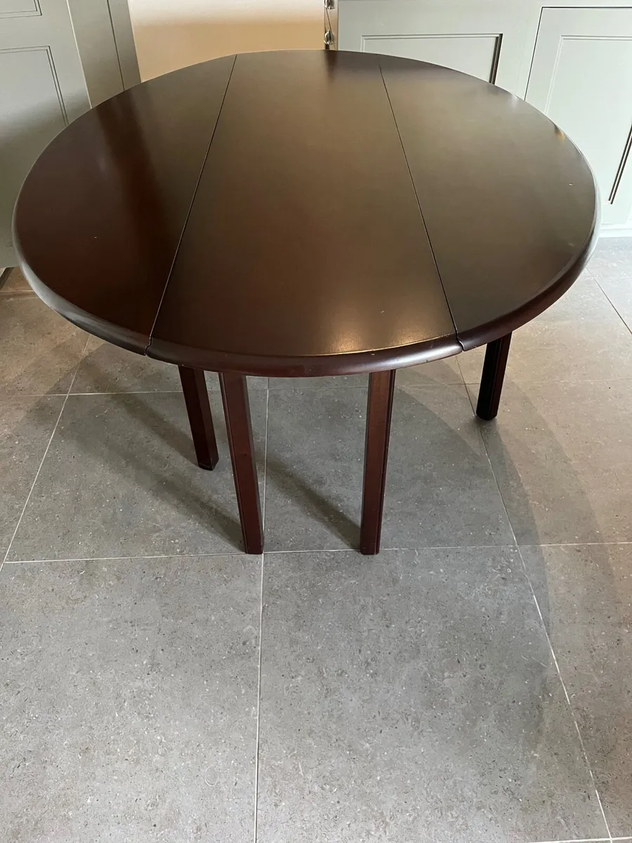 Mahogany dining table - Image 3
