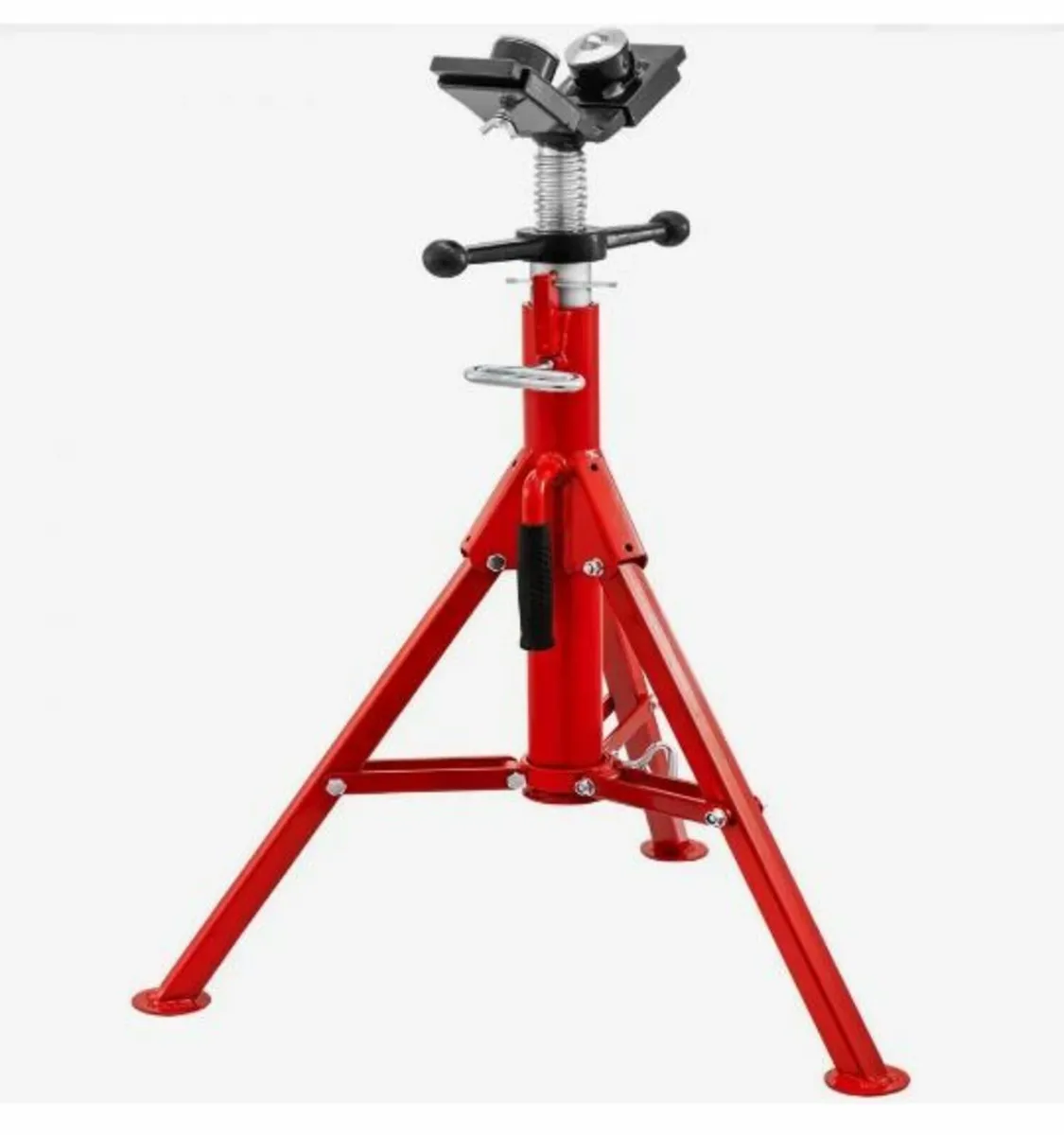 Pipe Jack Stand With 2-Ball Transfer V-Head - Image 1