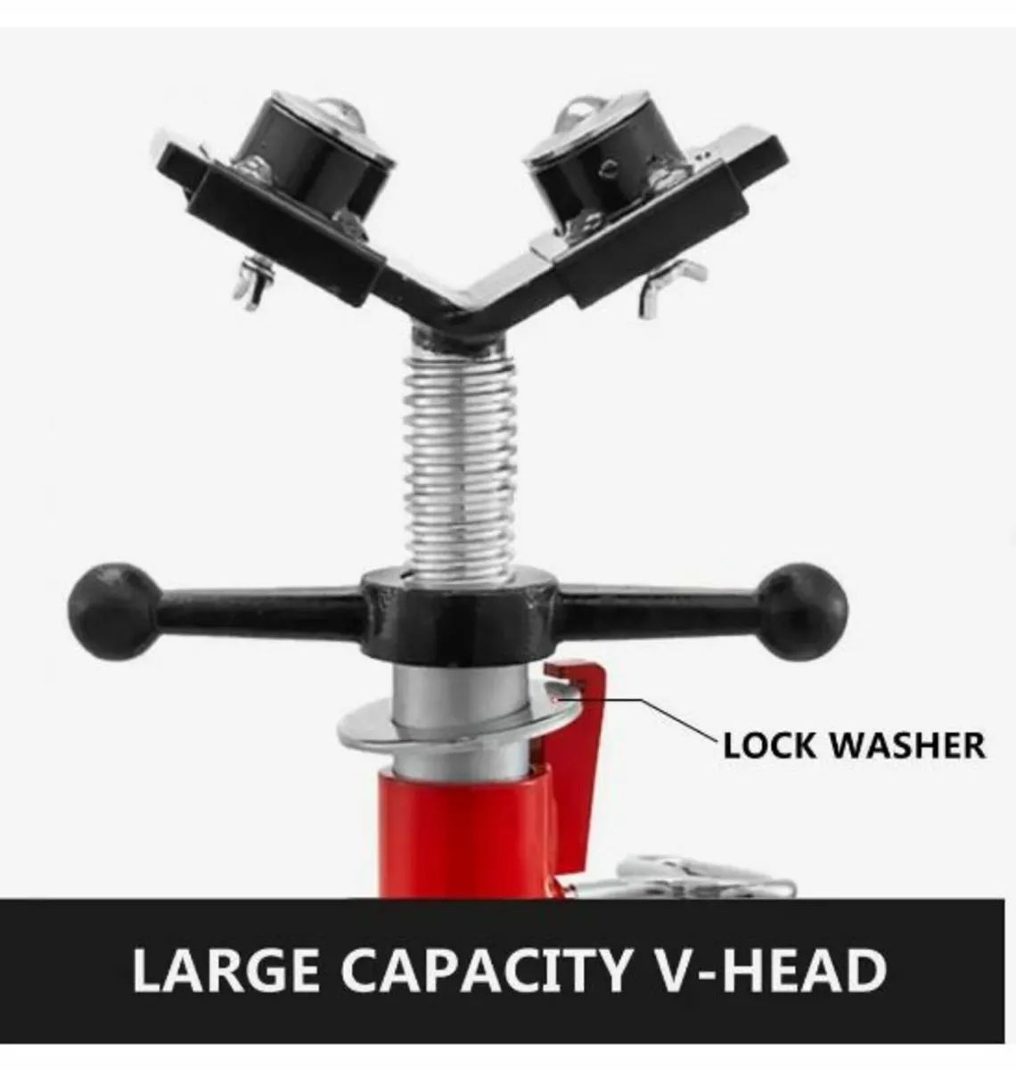 Pipe Jack Stand With 2-Ball Transfer V-Head - Image 4