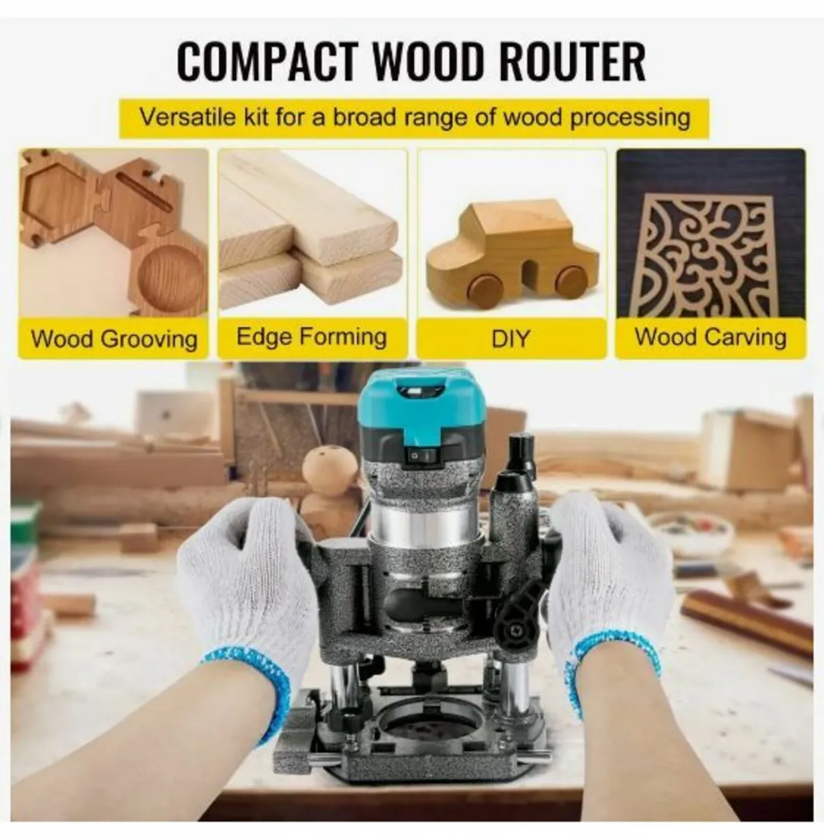 Router Tool, 710W Wood Router - Image 3