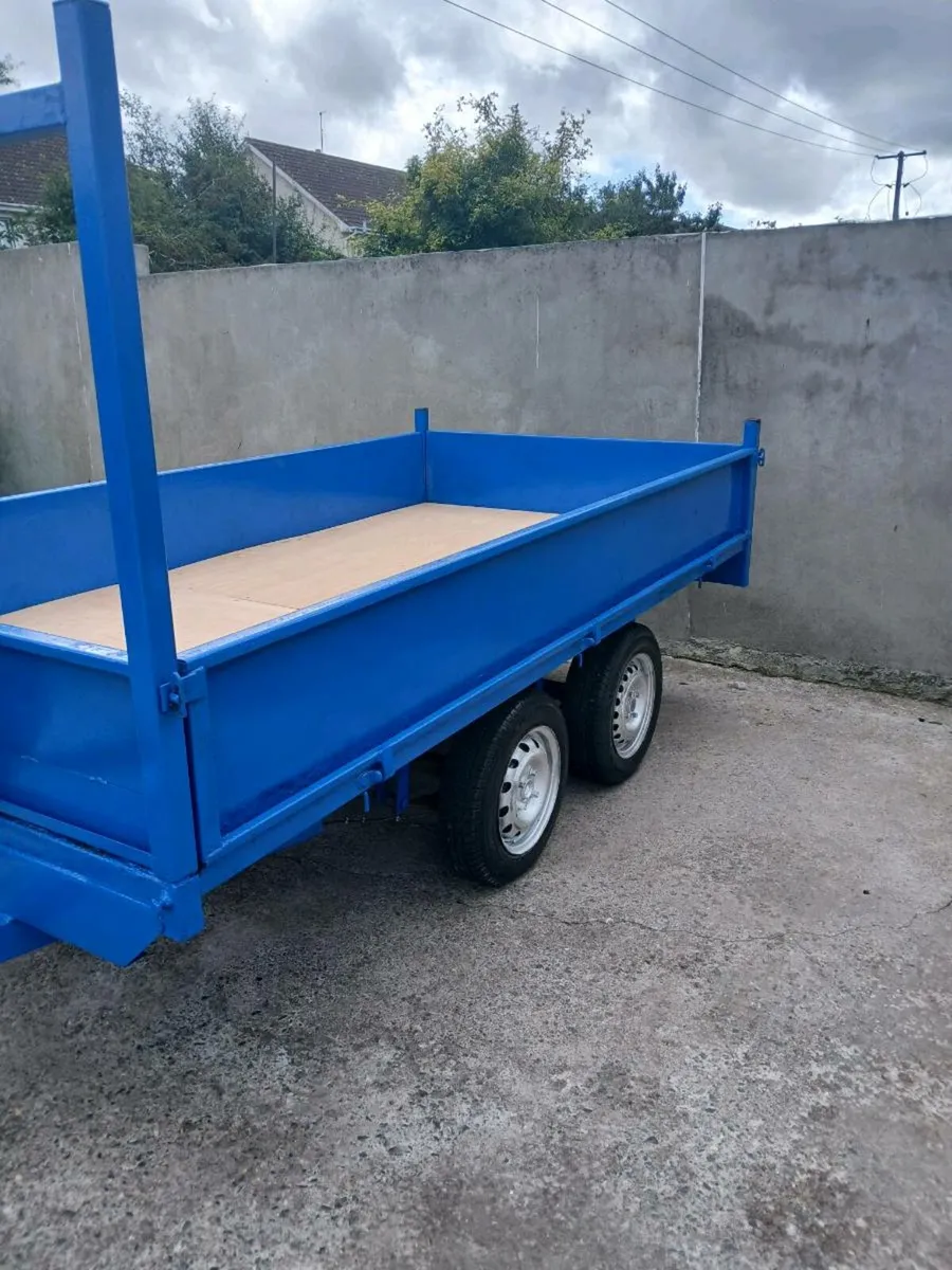 Steel trailer 9ft 8 by 5ft - Image 1