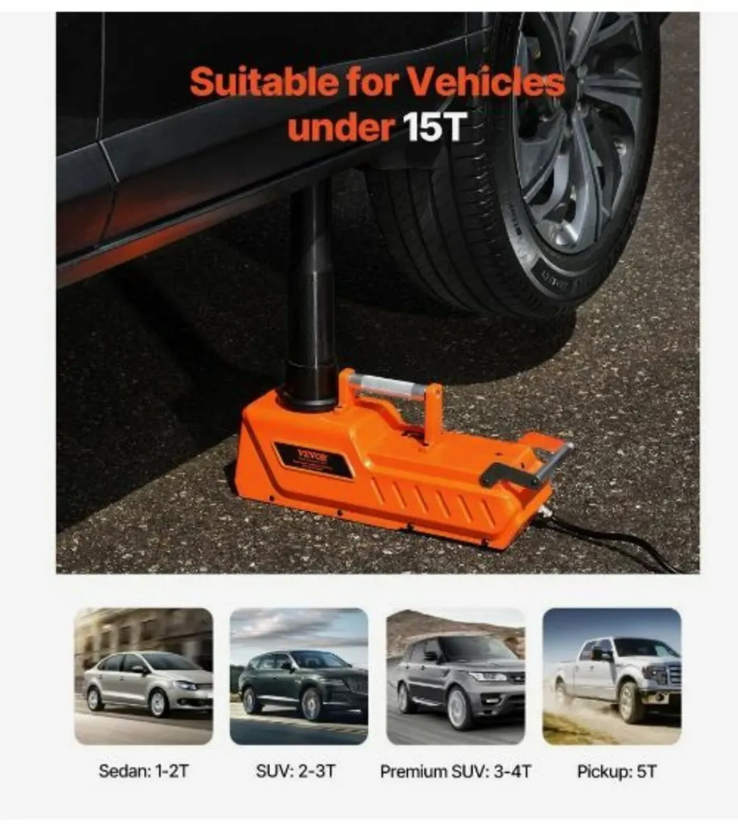 Electric Car Jack 15 Tons /33000 lbs - Image 3