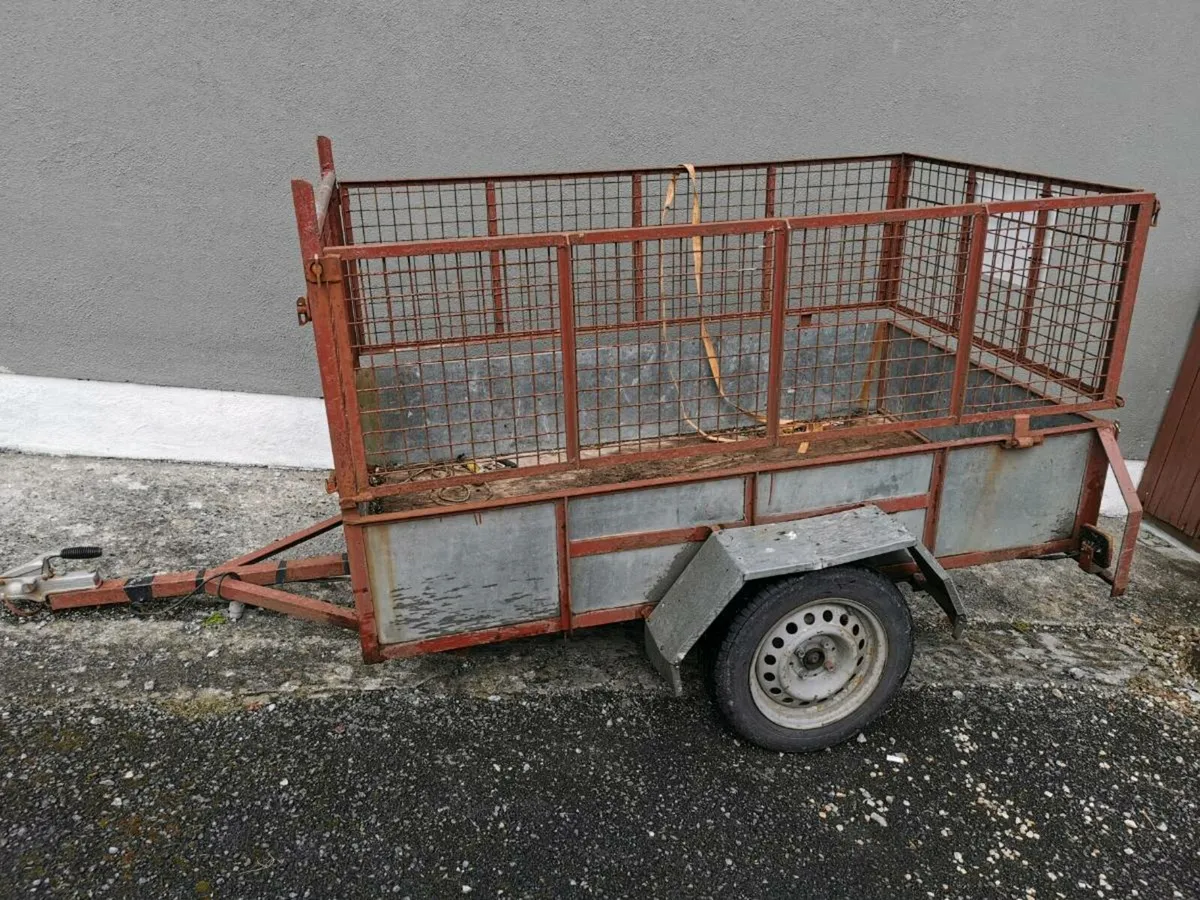 6x4 trailer with mesh sides - Image 1
