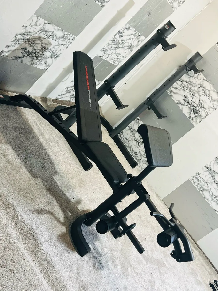 WIDER PRO LARGE OLYMPIC BENCH + RACK - Image 3