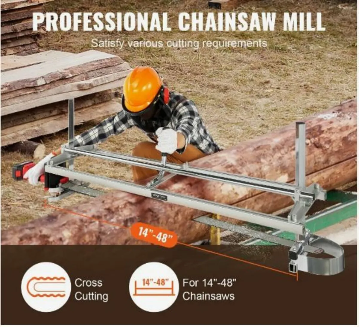 Chainsaw Mill, Portable Sawmill 36 cm-122 cm - Image 2