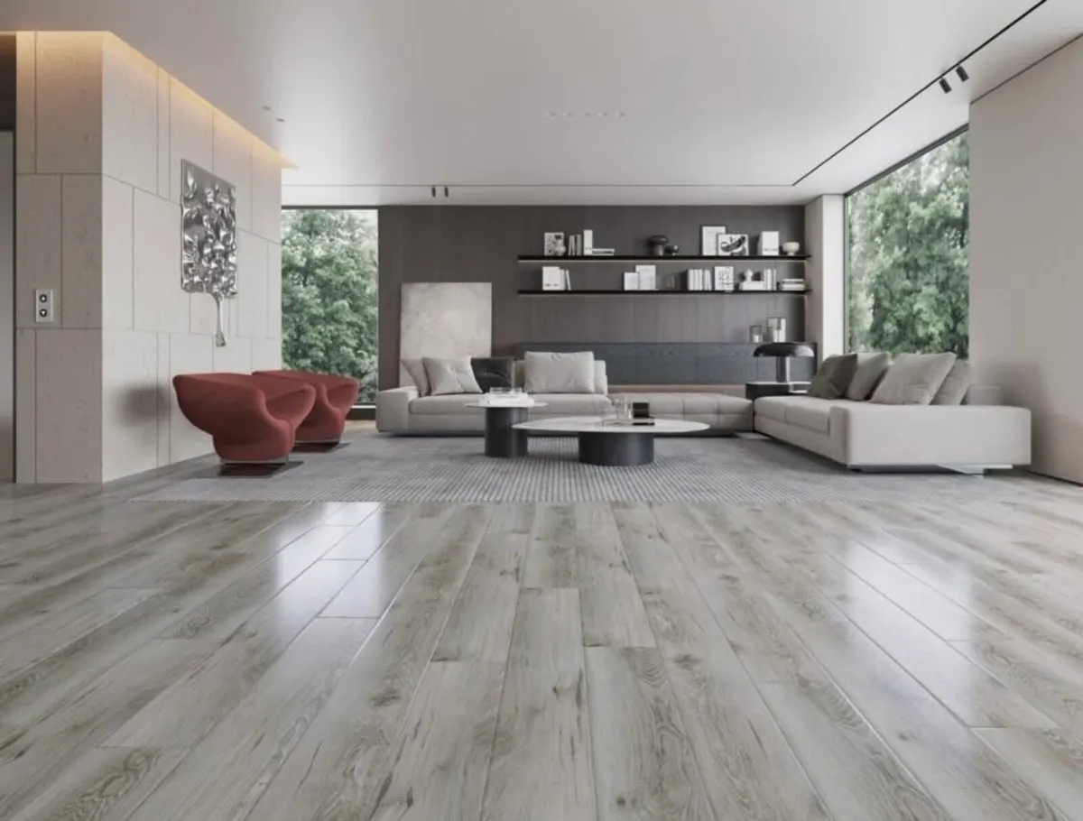 Brand 12mm flooring on sale now viewing possible - Image 1