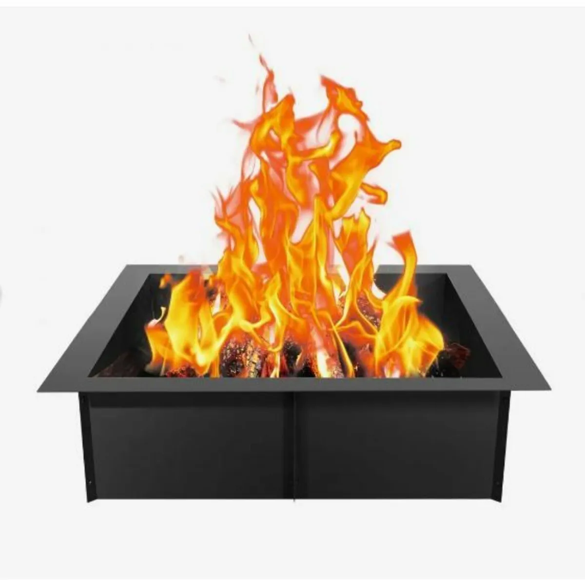 Fire Pit Ring Square 42x42 in Outer Steel - Image 1