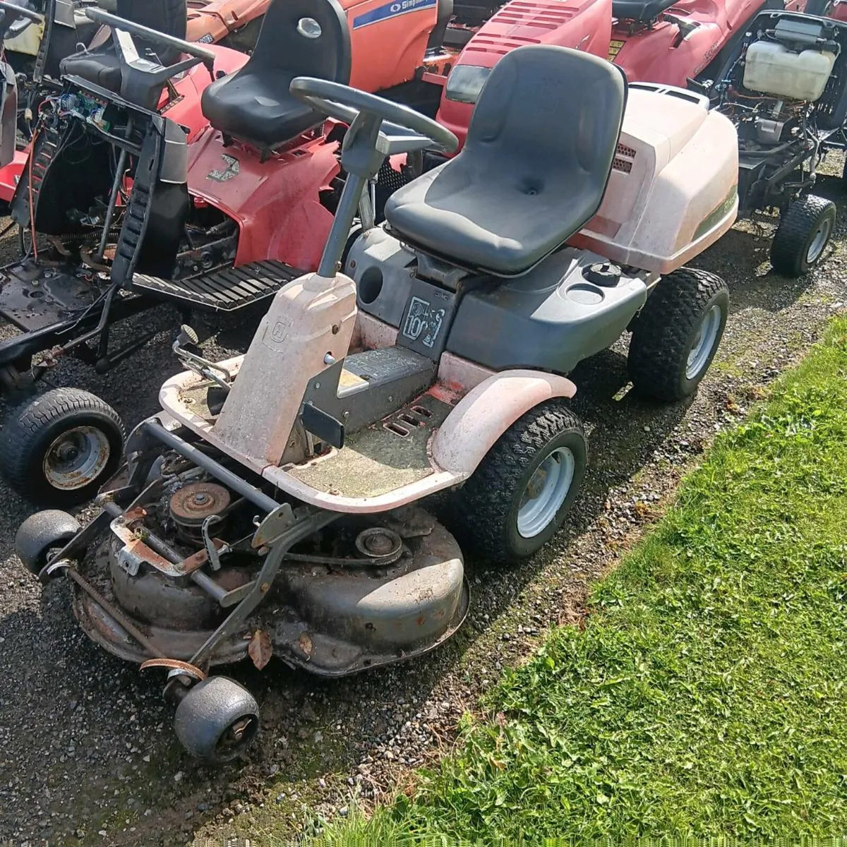 Husqvarna Rider,  needs new deck shell - Image 1