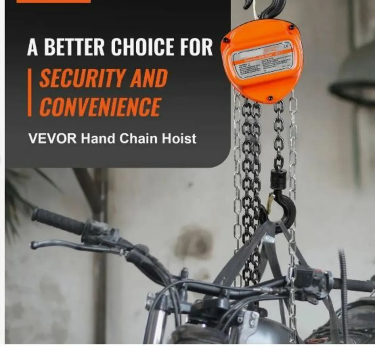 Manual Chain Hoist, 1 Ton 998 kg - Image 3