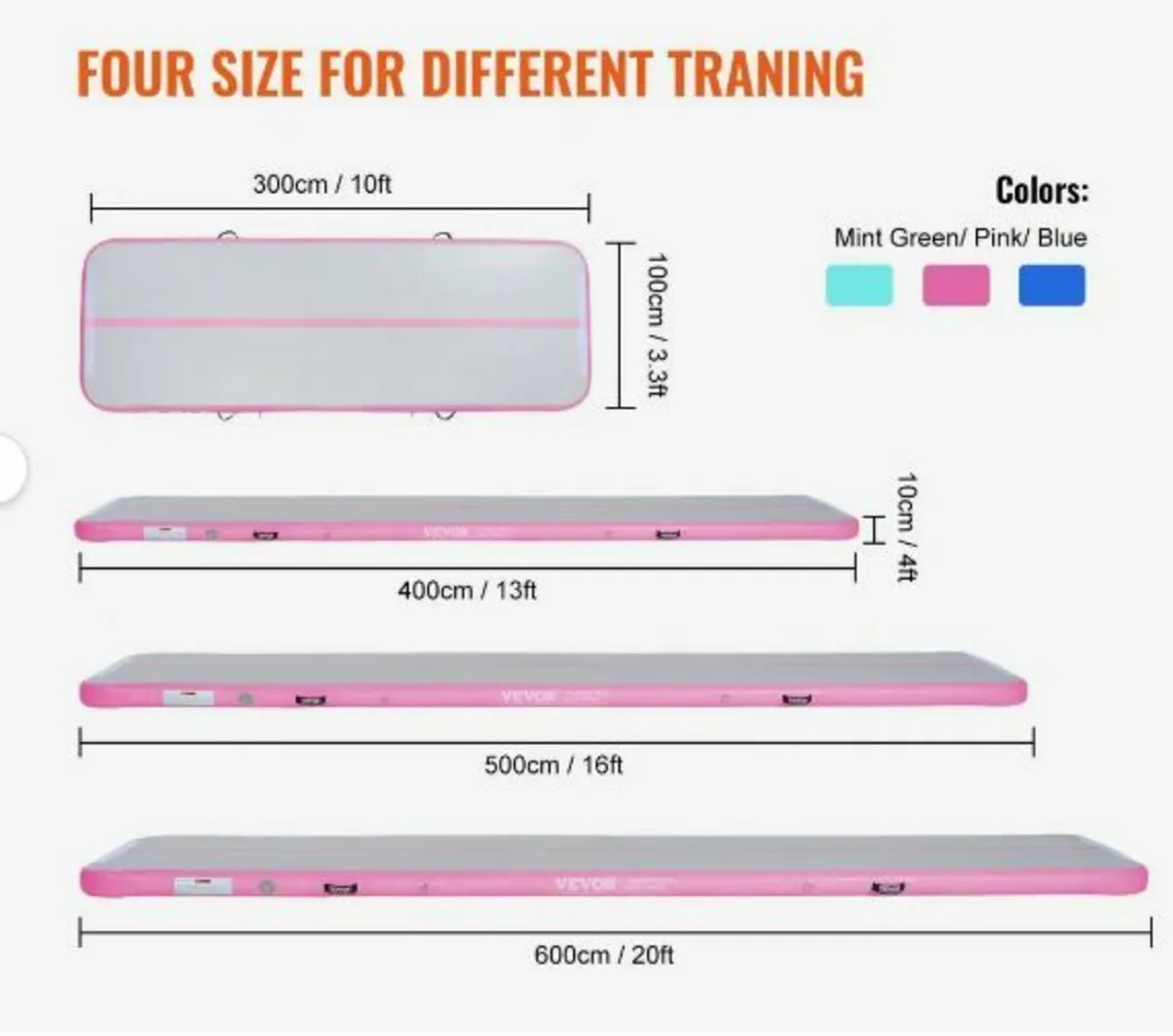 4 m Air Track Inflatable Training - Image 2