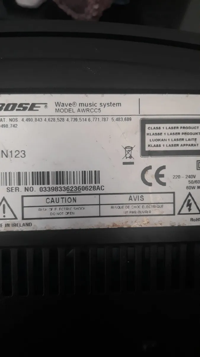 For Sale Bose Wave Music system - Image 2