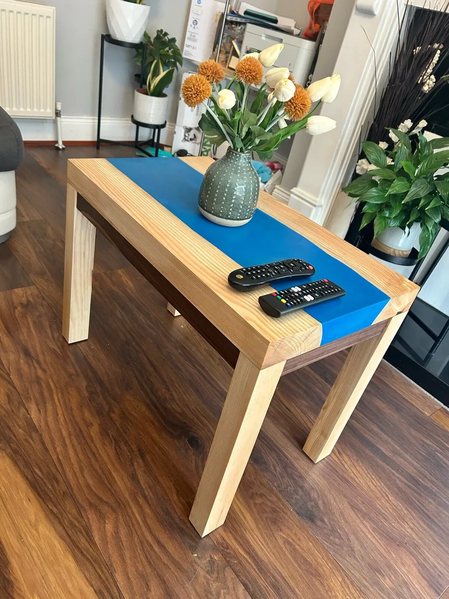 Handmade Ash & Walnut Coffee Table - Image 1