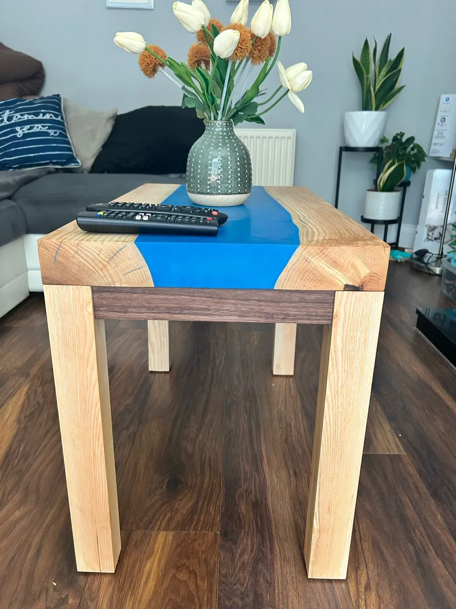 Handmade Ash & Walnut Coffee Table - Image 4