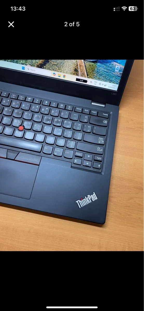 Lenovo Laptop i5 pro 8-256 windows - Image 2