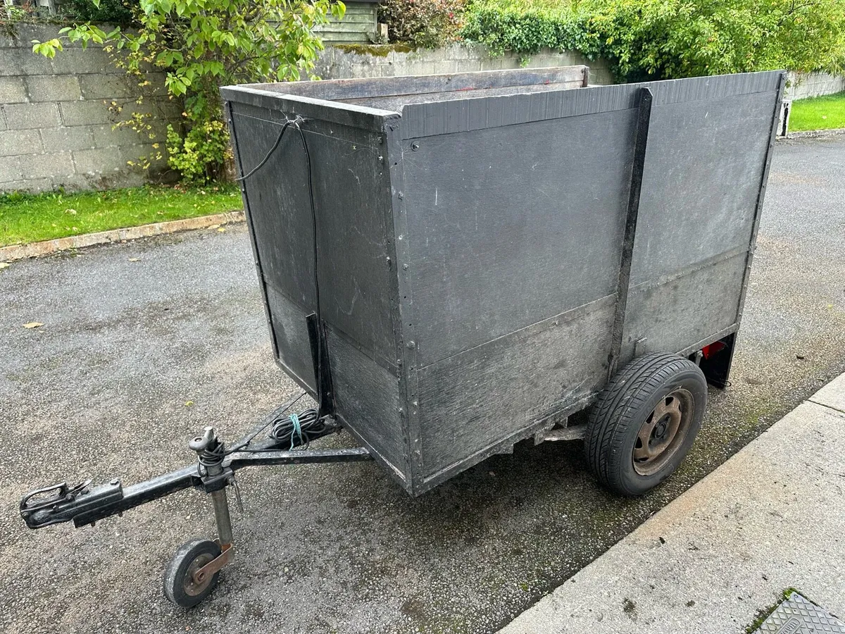 6 ‘X 3’ Single Axle High Side Trailer - Image 1