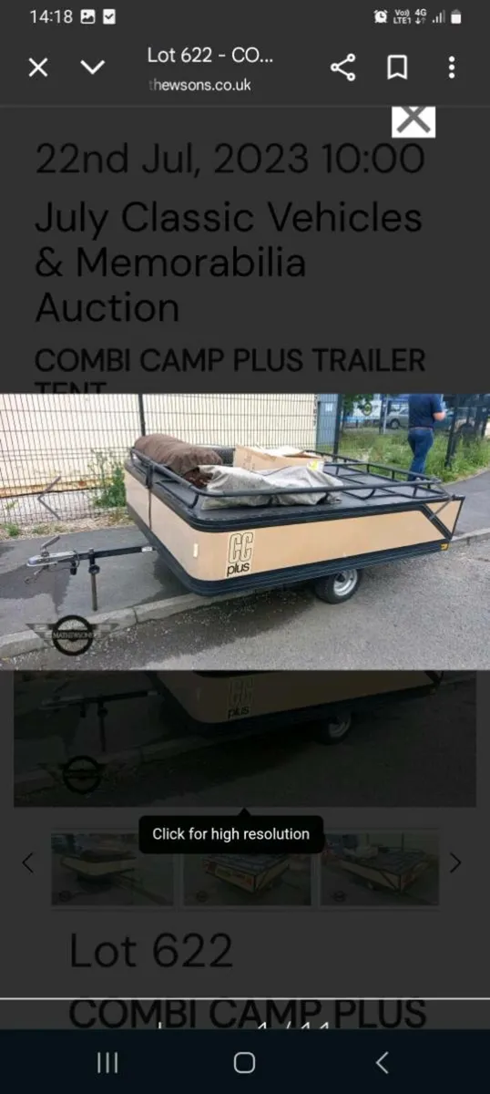 Wanted  Trailer tent  combi  camp   good Condition - Image 2