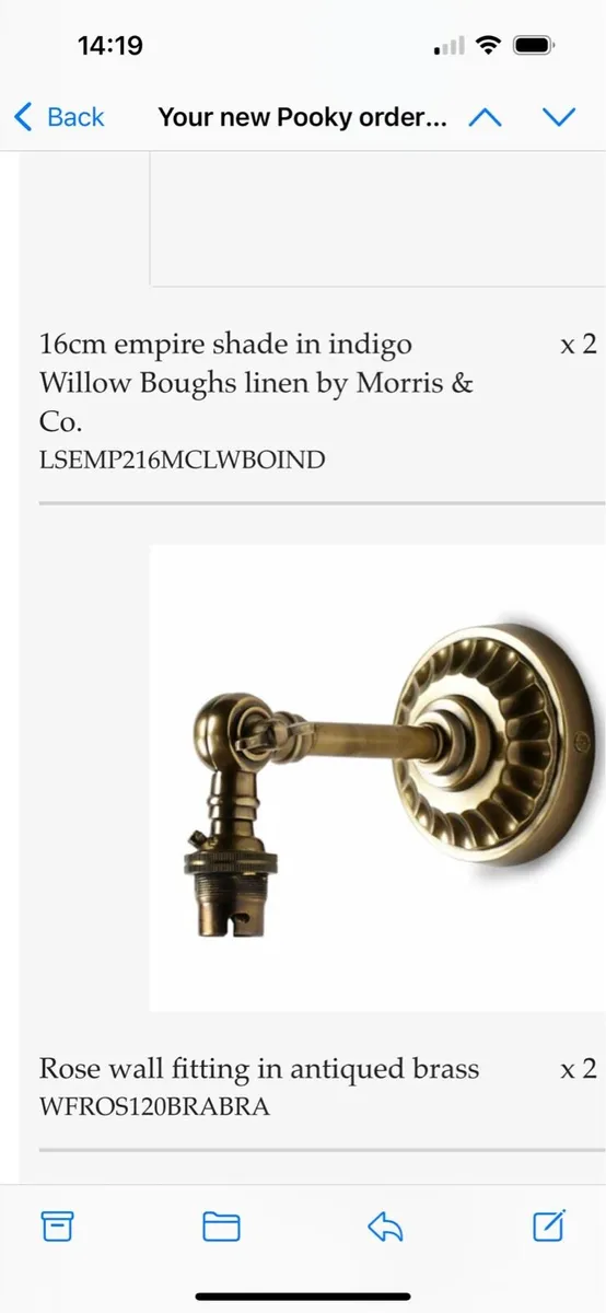 Wall light (set of 2) - Image 1