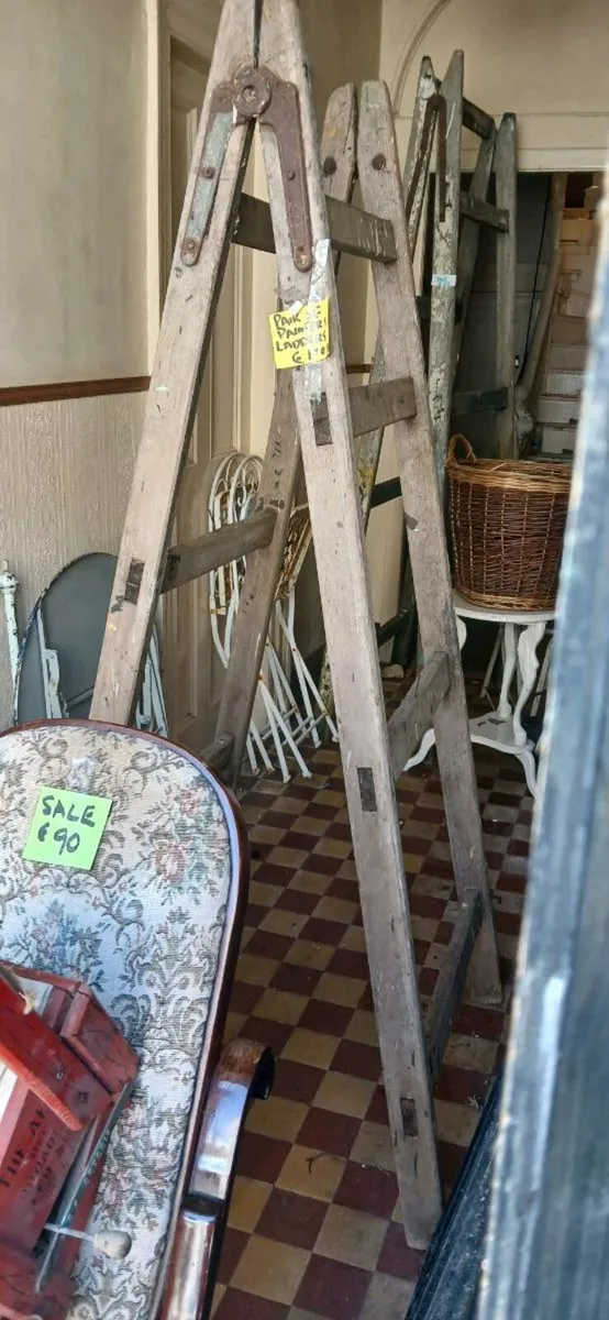 Pair of Painters platform  Ladders - Image 3