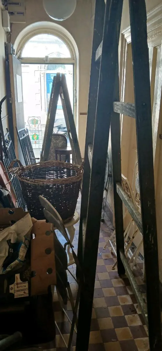 Pair of Painters platform  Ladders - Image 4