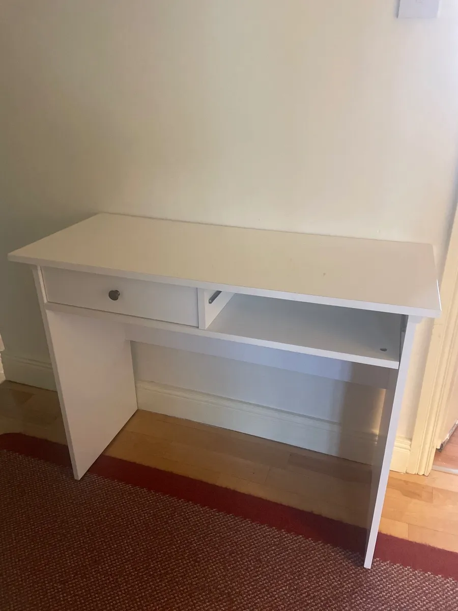 White desk