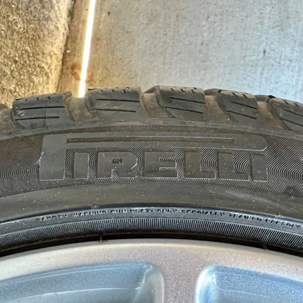 BMW 19 inch alloy wheels and winter tyres - Image 2