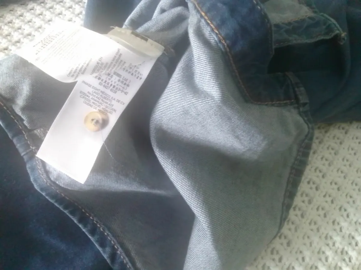 HOBBS OF LONDON STRETCH MID DENIM SHIRT SIZE 12 - Image 2