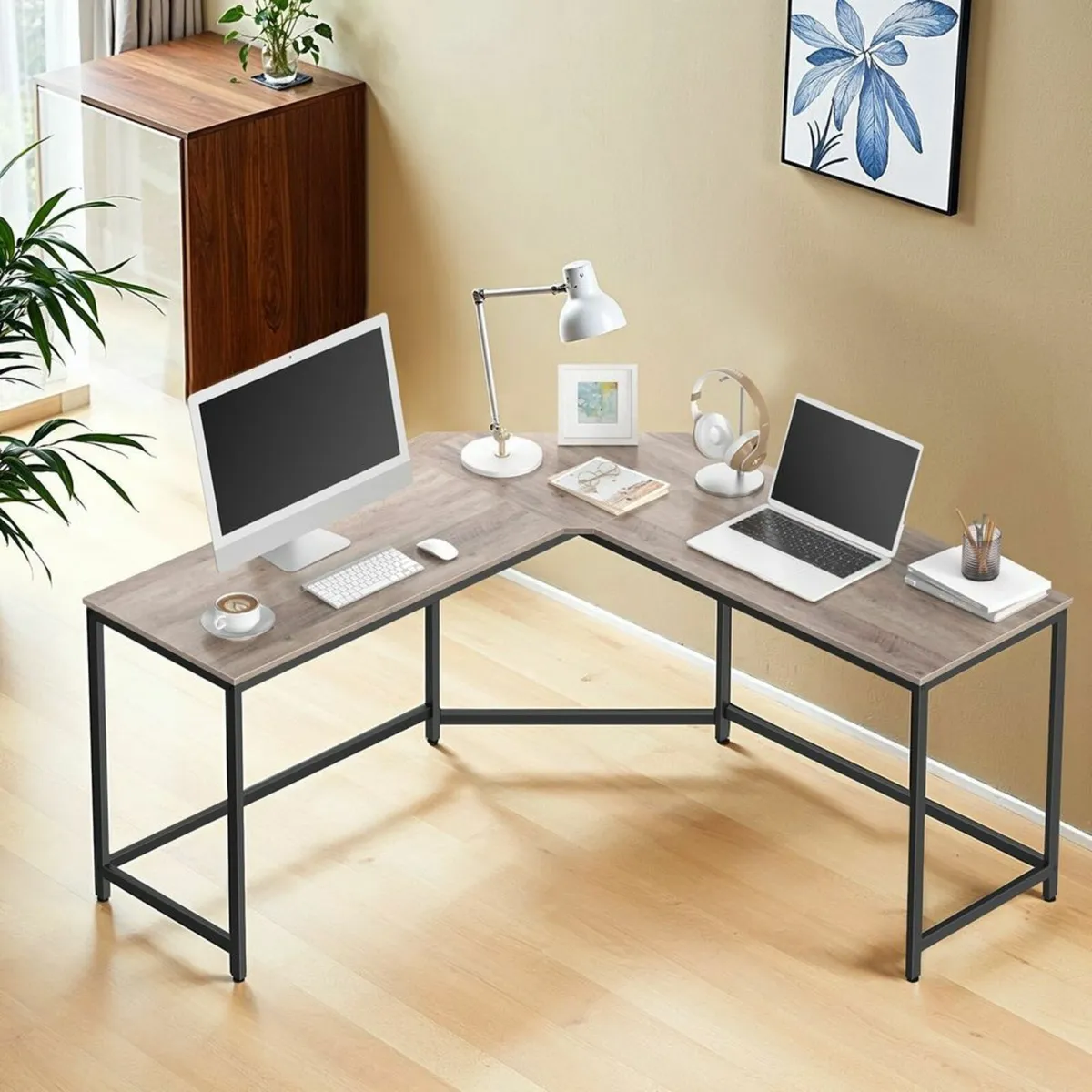Corner Office  desk L-shaped computer desk - Image 1